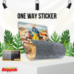 One Way Sticker Custom untuk Kaca Mobil